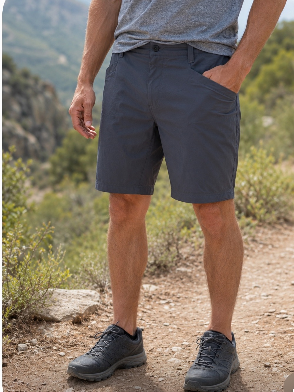 Marmot Men's Arch Rock Gray Outdoor Performance Shorts